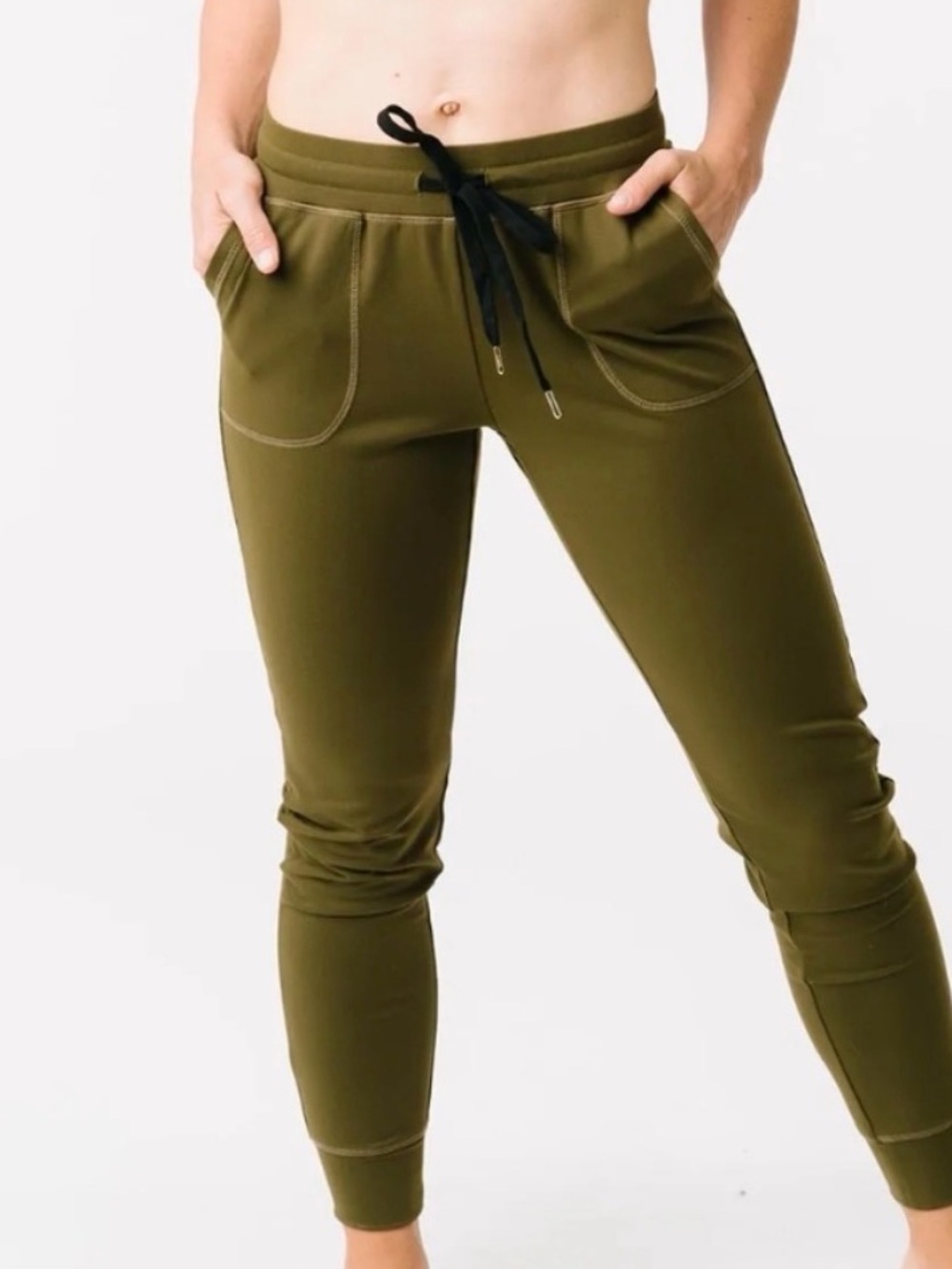 Olive Unwind Joggers Size Large